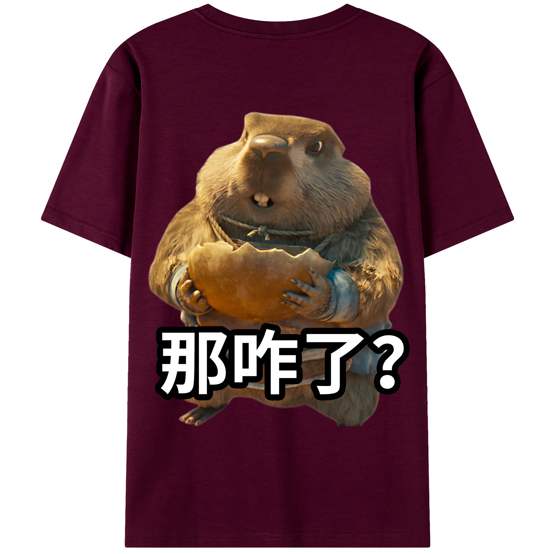 （画像用） Ne Zha 2 ナタ 魔童の大暴れ レディース半袖Tシャツ(バックプリント)